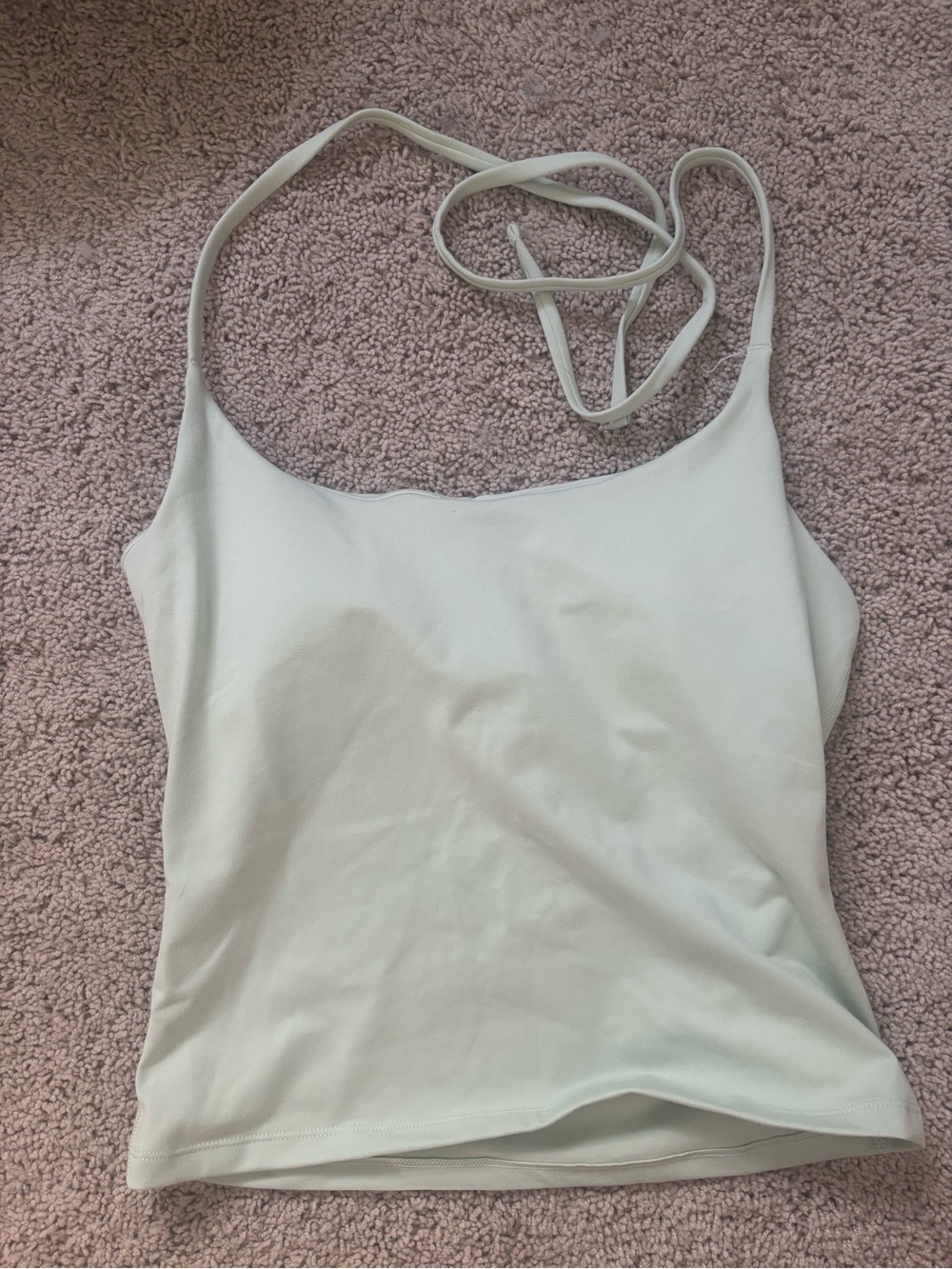 Old Navy Mint Green Halter Top with Built in Bra